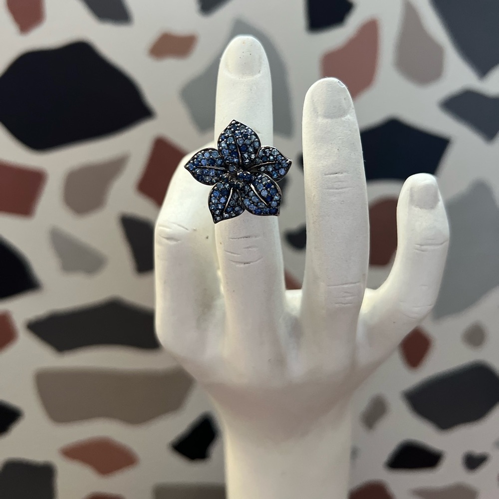 Le Vian 14k White Gold Sapphire Ring